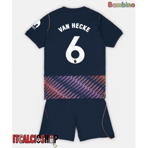Tottenham Hotspur Jan Paul van Hecke #6 Seconda Maglia Bambino 2026-27 Manica Corta (+ Pantaloni corti)